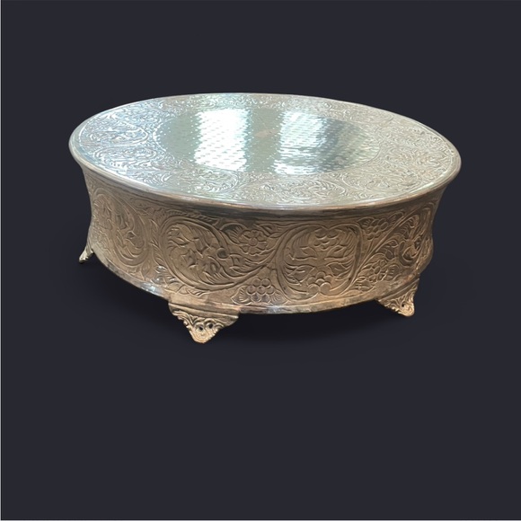 Silver Plated Cake Stand - Picture 3 of 4